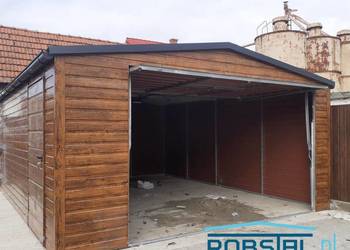 Garaż  blaszany 4,5 x 5,5 Brama uchylna Automat