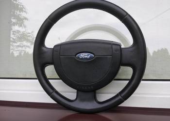 Ford Fiesta MK6 kierownica skórzana skóra Airbag