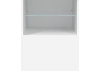 vidaXL Szafka z oświetleniem LED, biała(SKU:836679)