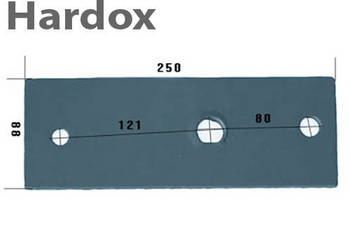 Listwa płozy HARDOX 063608/P części do pługa KVERNELAND