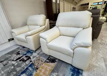 Komplet wypoczynkowy MALEZJA - funkcja spania, skóra naturalna 100% RABAT