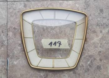 117 Drzwiczki front ramka tarcza zegara szyba szkło wypukłe 15x13,7cm