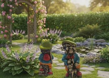 krasnal ogrodowy skrzat ogrodowy figurki ogrodowe