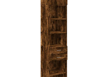 Wąska szafka przydymiony dąb 45x425x225 cm WM-3281298