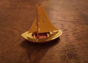 Stara łódka zabawka PRL