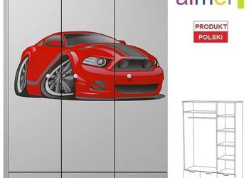 AUTO 10 - N10 pojemna szafa dla dziecka 120x53 w.190