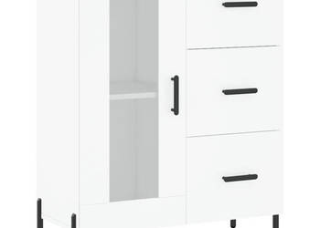 Szafka biała 695x34x90 cm materiał drewnopochodny WM-828052