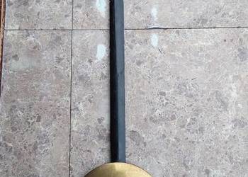 721 Wahadło starego zegara linkowego żyłkowego śr 15cm dł 66cm