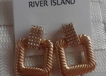 River Island/ Bogato zdobione kolczyki z Londynu, NOWE