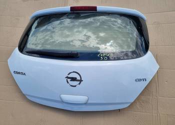 KLAPA TYLNA SZYBA OPEL CORSA D 3D KLAPA TYLNA SZYBA CORSA D