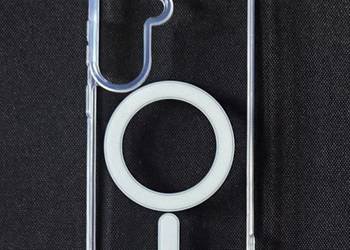 Etui/case klasyczne przezroczyste z MagSafe na Samsunga Galaxy s26