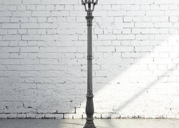 Latarnia żeliwna do parku, ogrodu, stabilna, Wys. 300cm