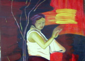 Obraz olejny-Noc Świętojańska
