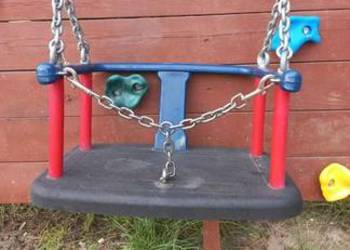 Huśtawka stalowa , łańcuch ocynk 1.8cm długości