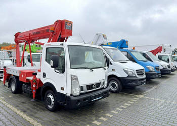 Nissan Cabstar Podnośnik Koszowy 22m RUTHMANN TBR 220 Zwyżka Wumag GSR 14m…