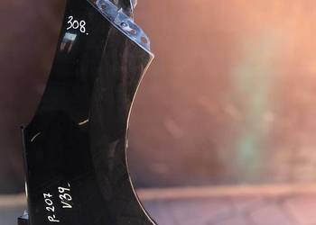 BŁOTNIK PRAWY PRZÓD PRZEDNI PEUGEOT 207 06-14R lakier nie znany blotnik