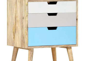 Szafka nocna 47 x 35 x 63 cm lite drewno mango WM-286480