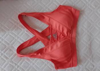 (M/L) ADIDAS/ Pomarańczowy top fitness, bokserka treningowa