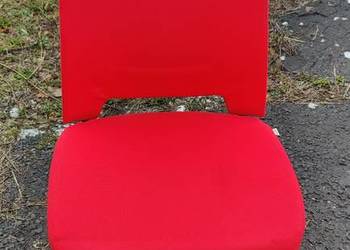 Fotel biurowy PROFI Arca czerwony, używany, FAKTURA VAT