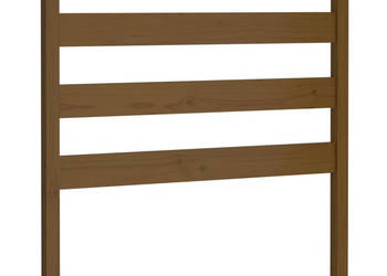 Wezgłowie łóżka miodowy brąz 96x4x100 cm lite drewno sosnowe WM-818403