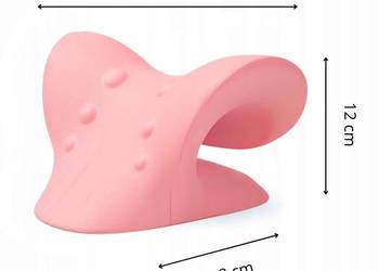 Masażer Do Karku Poduszka Trakcyjna Korektor Garbu Postawy Chmura Szyi