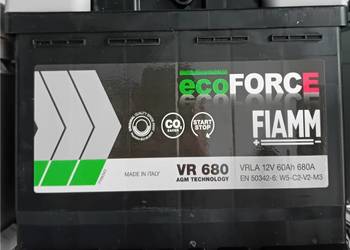 Akumulator Fiamm 60Ah 680A  AGM 735259683