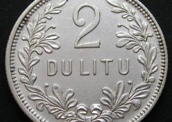 LITWA 2 LITU 1925 - VYTIS - SREBRO