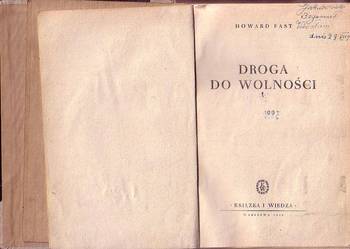 (8918) DROGA DO WOLNOŚCI – HOWARD FAST