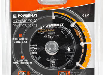 tarcza diamentowa uniwersalna do metalu drewna cegieł ceramiki  125mm