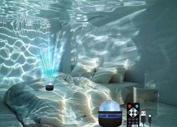 Lampa projekcyjna Wave – zasilana przez USB, efekt fali