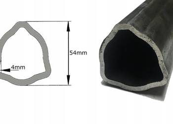 Rura wału WOM profilowana trójkąt 54x4mm 1m