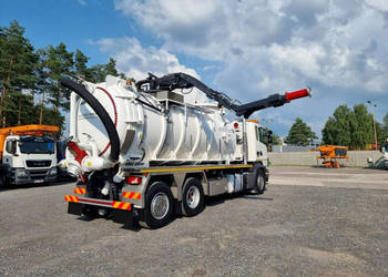 Scania Larsen 4 VAC Ładowarka próżniowa ssąco-nadmuchowa koparka ssąca sub…