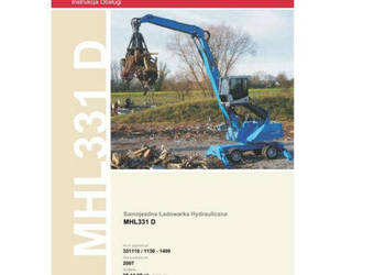 TEREX FUCHS MHL 331 D ładowarka instrukcja DTR wysyłka !