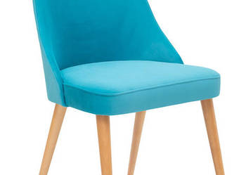 Krzesło tapicerowane LOFT błękitne