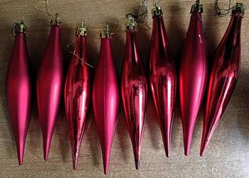 Bombki plastikowe sople