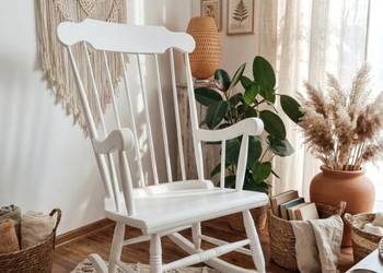 Fotel Bujany Patyczak – Klasyk PRL po renowacji