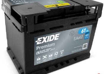 Akumulator 61Ah 600A Exide Premium  PRAWY PLUS