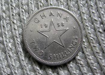 Ghana 2 Szylingi 1958r
