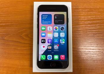 iPhone SE 2020 64GB LTE Czarny Bez Blokad Bateria 78% Pudełko