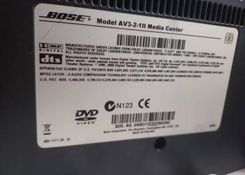 BOSE MODEL AV3-2-1 II media center