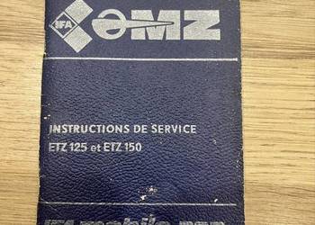 Książeczka serwisowa obsługi mz etz 125/150 org DDR export