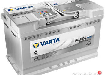 Akumulator  AGM 80Ah 800A VARTA Silver A6 Specpart Szczecin Akumulator  AGM 80Ah 800A VARTA Silver A6 Specpart Szczecin