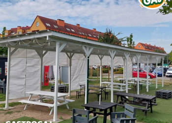 Miejsce na food truck, przyczepa gastronomiczna, kontener