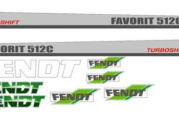 Naklejki fendt favorit 51c i inne modele bardzo trwałe