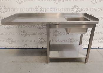 STÓŁ ZE ZLEW-P I MIEJSCEM POD URZĄDZENIE 152X60X85 RANT TPL