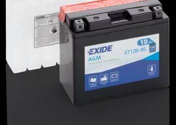 Akumulator motocyklowy EXIDE ET12B-BS YT12B-BS 12V 10Ah 160A
