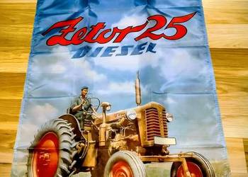 Baner plakat materiałowy 90x60cm Zetor Ursus Claas Kubota Baner plakat materiałowy 90x60cm Zetor Ursus Claas Kubota