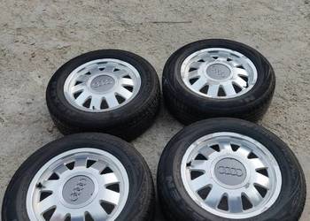 Alufelgi Opony Koła Felgi Komplet Audi A4 A6 15" 6Jx15H2 ET4