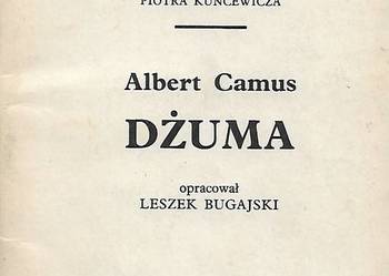 Dżuma  A. Camusa - oprac. L. Bugajski.