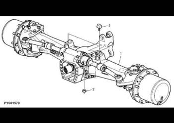 John Deere 7530 Premium - Oś przednia AL171820